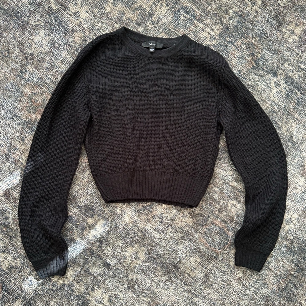 Lulu Keyhole Crop Sweater